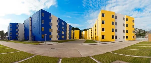 Vista panorámica de un desarrollo residencial en Oaxaca